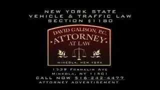 Speeding Tickets, Points, Fines, Surcharges, Jail - David Galison, P.C. 516-242-4477