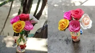 ক্লে দিয়ে সুন্দর একটা ফুলদানি বানিয়ে ফেললাম খুব সহজে #viralvideo #craft #art #views #claycrafts