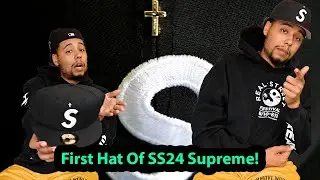 Supreme SS24 Unboxing: Gold Cross S Logo New Era Hat Review & Styling Tips!