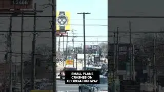 Plane crashes onto busy Georgia street, hitting multiple vehicles, officials say: VIDEO