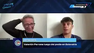 VALENT&Iacute;N PERRONE En un mano a mano con Jorge Magistris  analiz&oacute; su podio en Hungr&iacute;a.