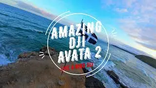 Cornwall, Perranporth, Perranporth Beach, Perran Sands. Cornwall. 4k video. Amazing DJI AVATA 2.