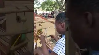 Kente weaving competition at the 2025 Kpetoe Kente Festival (Agbamevorza), Kpetoe-Volta Region