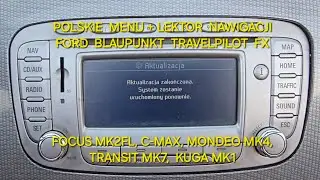 Aktualizacja Polskie menu i lektor #Ford #TravelPilot FX Nawigacja Radio Update Język #Polski