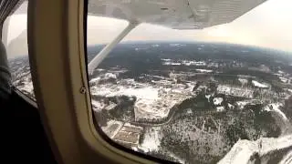 Over Concord in Cessna 172