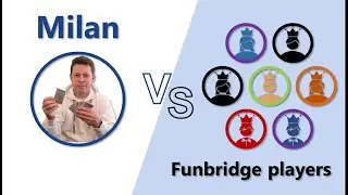 Milan Macura challenges FunBridge players