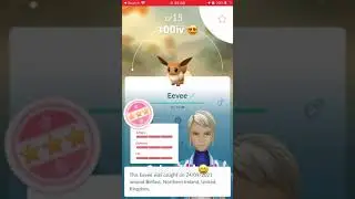 #100iv #HUNDO #EEVEE %POK&Eacute;MON GO