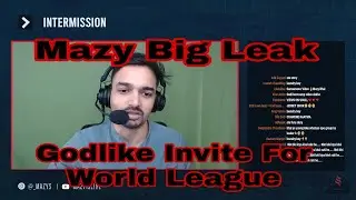 Mazy Big Leak on Godlike Invite for PMWI | #pmwi #mazy #godlike