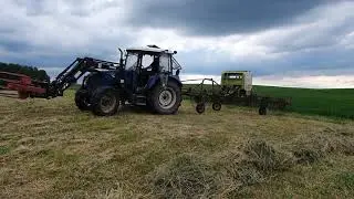 Sianokiszonka Rumienica 2020 (Claas Rollant 46, Farmtrac 685 DT)