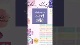# printify #epson #stickers #birthdaycelebration #customizedprinting