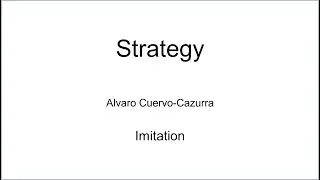 Strategy. Protecting sources of value creation and advantage from imitation