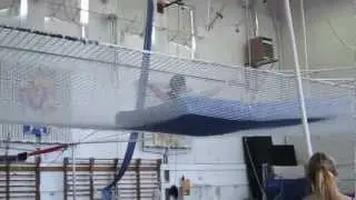 Trapeze lesson at SF Circus Center