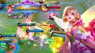 MLBB Top Global Angela Floral Elf Skin Gameplay