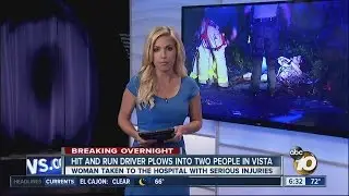 Hit & Run Driver Plows Into Two People In Vista