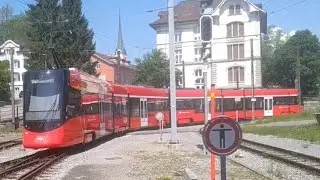 Tango der Appenzellerbahn Abfahrt in Gais