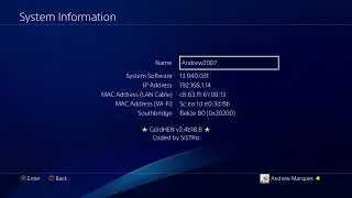 PS4 Jailbreak Spoofed To Jailbreak 13.04 GoldHEN