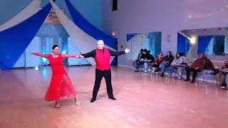 Brian and Christina American Tango at Winter Showcase at Forever Dancing ballroom