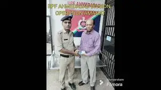 Operation Amanat by RPF Ahmedabad division.