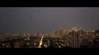 雷雨夜色 thunder rain night 多倫多 toronto 2025.7.24