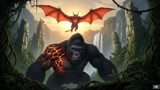 King Kong vs Sky Leviathan Dragon | Epic Monster Battle to Save the City