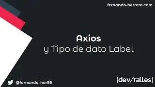 14/16 - TanStack Query - Axios and Label Data Type