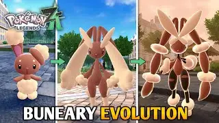 How To Evolve Buneary Into Lopunny | Mega Lopunny  In Pokemon Legends: Z-A