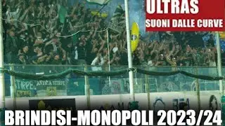Brindisi-Monopoli, Serie C [29/10/2023] VIDEOTIFO CURVA NORD MONOPOLI