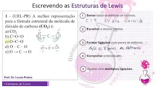 Desenhando Estruturas de Lewis - parte 1 - Teoria e exercícios