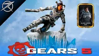 GEARS 5 *RARE* Glacier Armor Kait Character Skin! Gameplay!