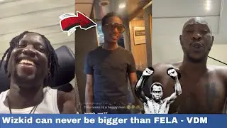 VDM не начинают заново спорить с Wizkid. Реакция на извинения VDM перед Wizkid в прямом эфире в I...
