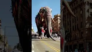 elephant AI generated short video@aiCulture-1#aiCulture-123