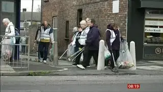BBC Breakfast: Группа любителей сбора фруктов Crosby Wombles Littler.