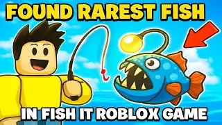I found a rare fish in fish it Roblox gameplay
