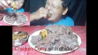  Chicken Curry with Nepali Dhido.