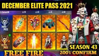 DECEMBER ELITE PASS FREE FIRE 2021|FREE FIRE DECEMBER ELITE PASS 2021| SEASON 42 ELITEPASS