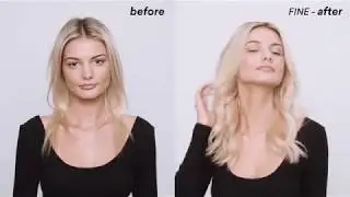 Before & After The Fine, Medium and Thick Halo Hair Extensions | Sitting Pretty&trade;