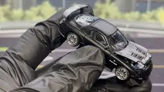 POP RACE / XCARTOYS 1:64 scale Mazda RX7 RE-Amemiya Wide Body miku black  China Exclusive