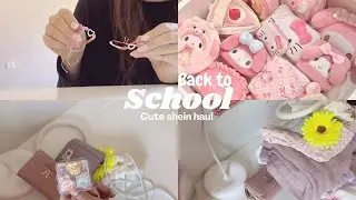 Preparing for BACK TO SCHOOL📓: shein try-on haul, cute accessories etc…