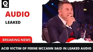 Audio Leaked David Walliams and Fearne Mccann