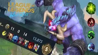League of Legends: Wild Rift- THE MOST INSANE ALISTAR SUPPORT CARRY