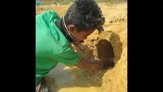 Amazing River Dry Sand Hill Fishing Fisherman Found Underground Catfish Shelter #fishing#catfish