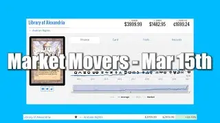 Magic The Gathering Market Movers - March 15th - Library of Alexandria, Reserved List, and Mirage!