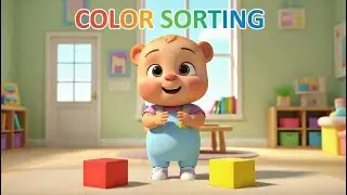 Color Sorting Game 🎨 | Learn Colors for Kids with Chiku 🧸🎶