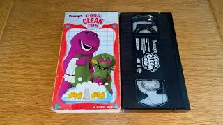 Opening & Closing To Barney&rsquo;s Good, Clean, Fun! 1998 VHS (Kids Motion International Copy)