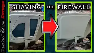 How to do sheet metal fab work on a classic truck for beginners - 1971 Chevy C-10 Firewall shaving