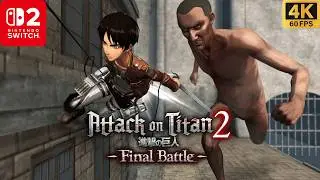 Attack on Titan 2 Gameplay on Nintendo Switch 2 - 4K Walkthrough (No Commentary)