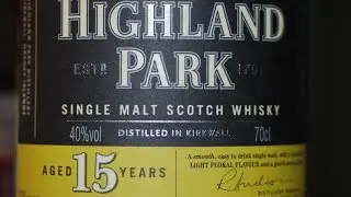 HIGHLAND PARK 15 40% abv./ Best spirit in the world , по версии HP )