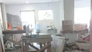 Fabrication Of Window Grills +cutting Of Tiles For Stairs