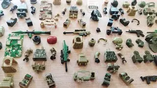 LEGO military army SWAT minifigure | EOD military, wild child, Commander | unofficial lego army