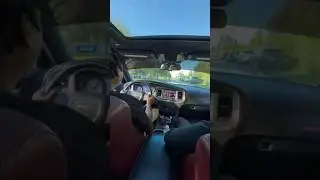 My first time driving a Hellcat Charger and it was fast af‼️